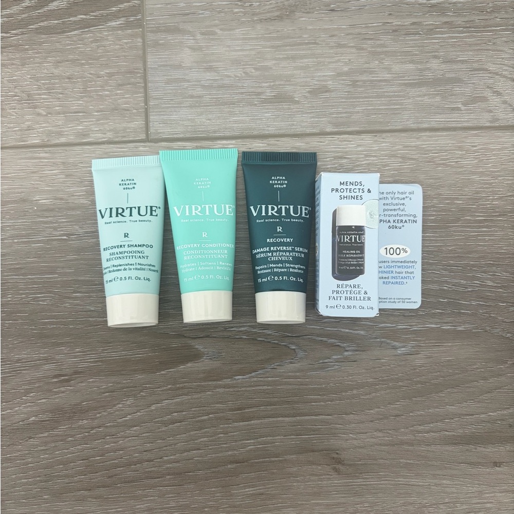 Virtue Hair Recovery Hair Travel Set